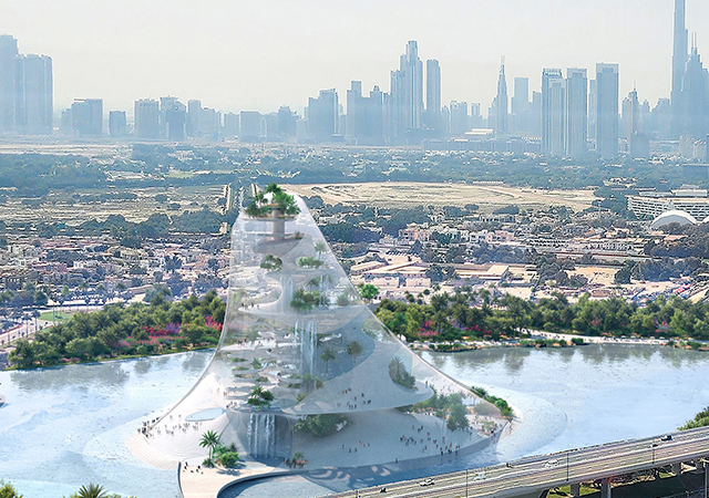 Therme Dubai’s structure will rise 100 m within Zabeel Park.